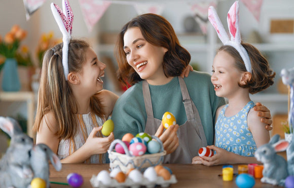 Familie feiert Ostern mit langehosen.de