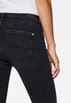 MAVI - ADRIANA, Skinny Fit, Smoke Brushed Glam, Hinten, Seite, Details, Gesäß, Tasche Hinten, Markenlabel, Leder 
