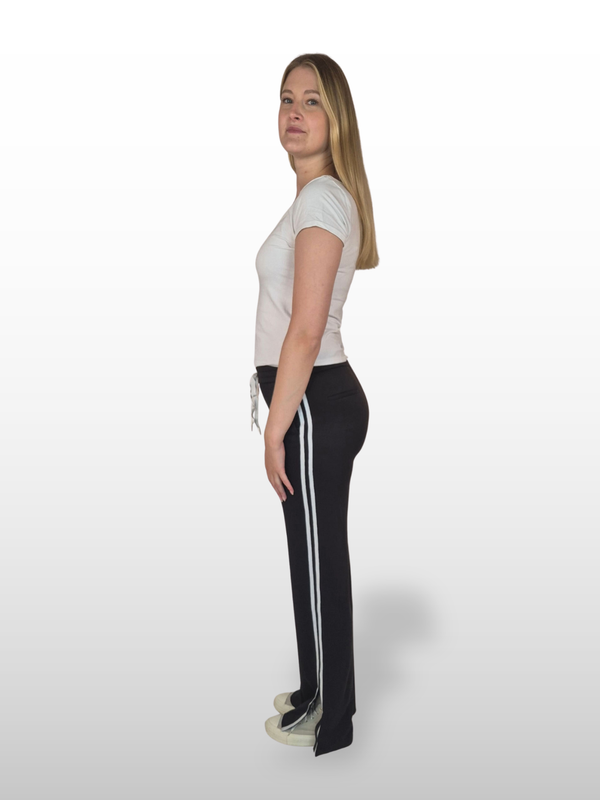 BGLVY - AMBER, Straight Leg, High-Waist, Black seite