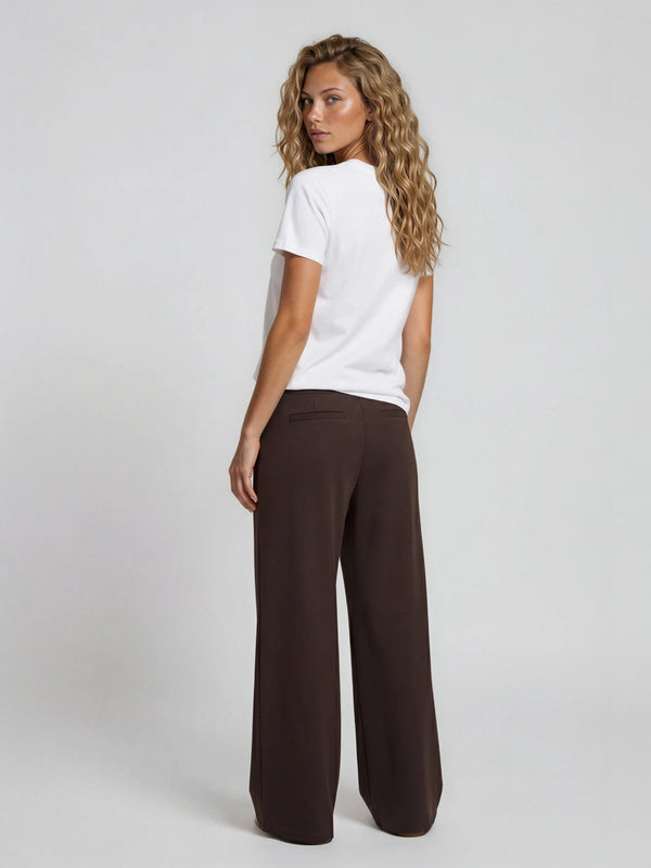 DAMEN STRAIGHT FIT BRAUN