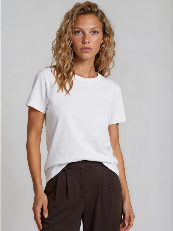 DAMEN STRAIGHT FIT MID WAIST BRAUN