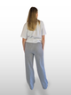 BOGILVY - EMMA, Wide Leg, Sweatpants, High-Waist, Grey hinten