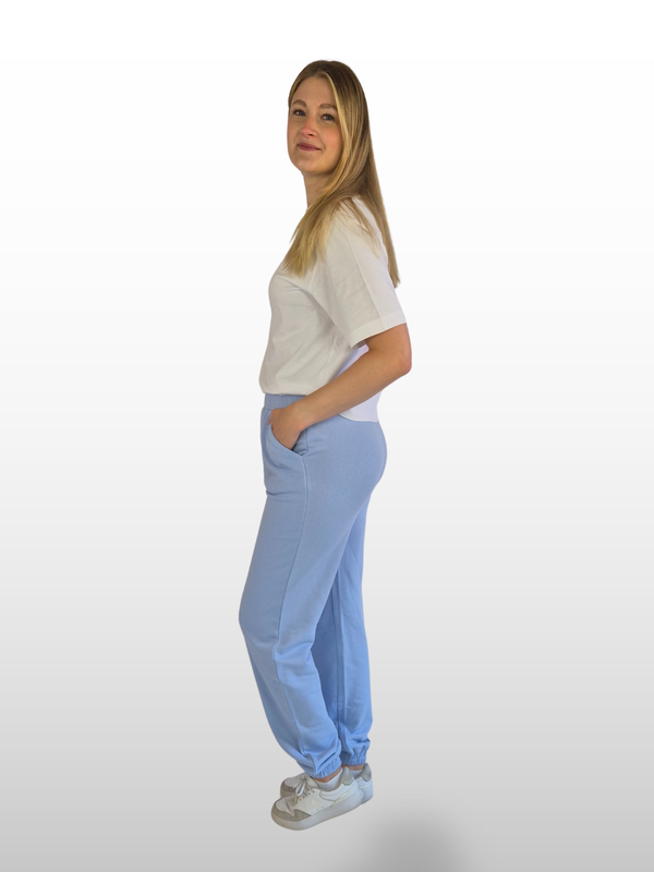 BOGILVY - STELLA, Straight Fit, Sweatpants, Mid Rise, SOFTBLUE seite