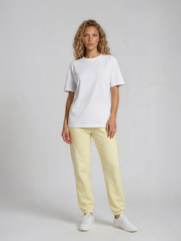 Jogginghose-slim-yellow