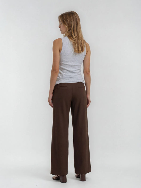 Bogilvy-weiche Modal Damenhose brown hinten