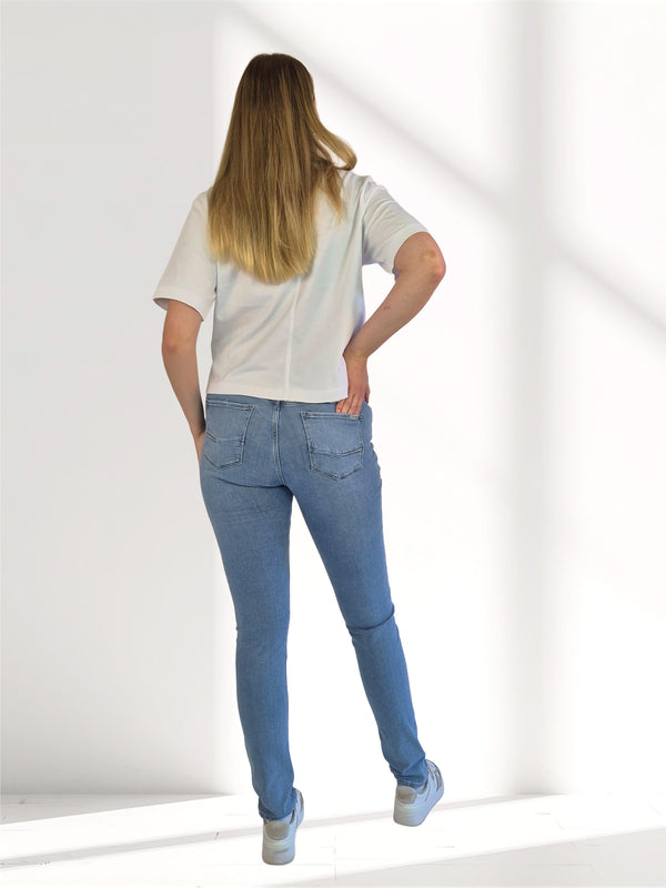 CROSS JEANS - ALAN, Skinny Fit, Mid-Waist, Light Blue hinten