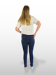 CROSS JEANS - ANYA Jeans, Slim Fit, Mid-Waist, Blue Black hinten