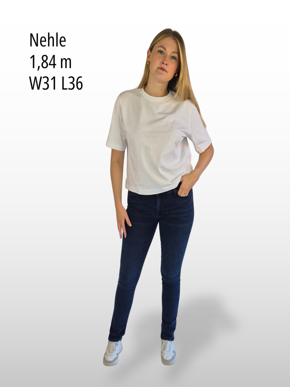 CROSS JEANS - ANYA Jeans, Slim Fit, Mid-Waist, Blue Black vorne