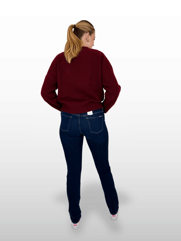 CROSS JEANS - ANYA Jeans, Slim Fit, Mid-Waist, Deep Blue hinten