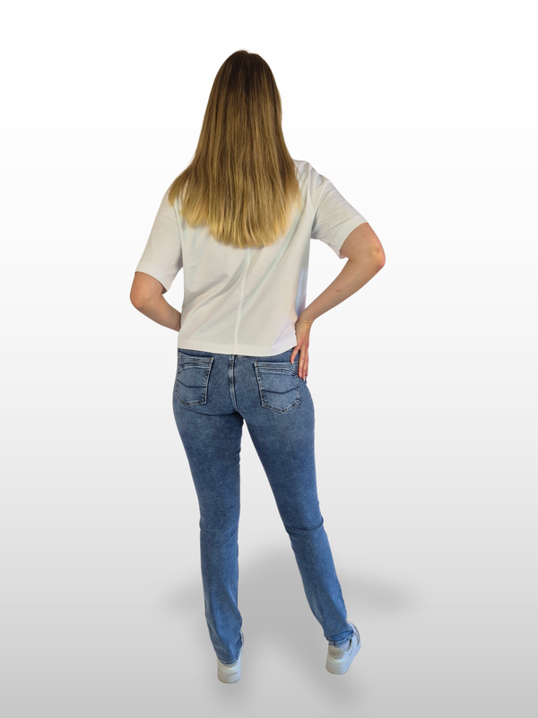 CROSS JEANS - ANYA Jeans, Slim Fit, Mid-Waist, Mid Blue hinten