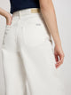 CROSS JEANS - Wide Leg, Damen Jeans, Flare Fit, Mid Waist, weiß detail