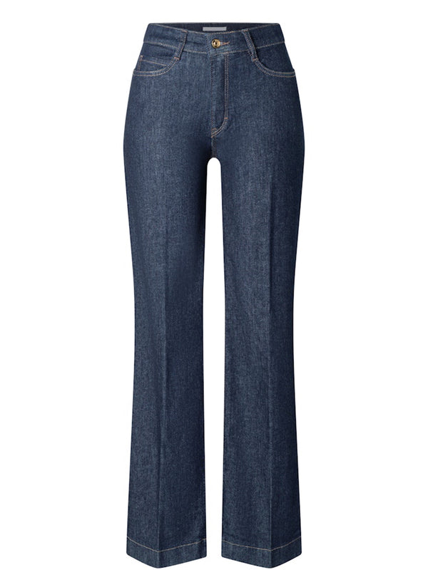MAC - WIDE, Authentic Stretch Denim, High Waist, Fashion Rinsed, Produktbild, vorne