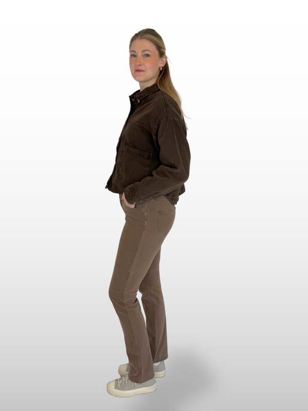 MAC JEANS - MELANIE- Authentic Stretch Denim-lighttreebark-500400399-217W-ganzkörperbild-seitlich