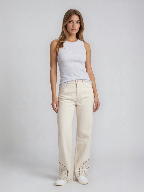 MAVI-MALIBU-M1010152-A1326-CREAM DENIM WITH DETAILS