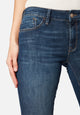 MAVI - Bella, Mid-Waist, Slim Bootcut, Dark Indigo vorne nah