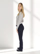 MAVI - Bella, Mid-Waist, Slim Bootcut, Double Black STR seite
