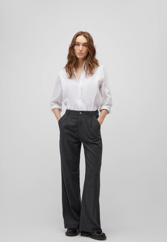 MAVI - PERA, Loose Fit, High-Waist, Dark Grey Checked vorne