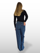 MAVI - SIENA, High Waist, Wide Leg, Dark Used Icon hinten
