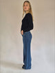 MAVI_Siena Dark Used Ikon_HighWaist_Wide_Ganzkörperbild_seitlich