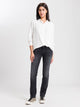 CROSS JEANS - ROSE Jeans, Straight Fit, Black, Vorne, Ganzkörper