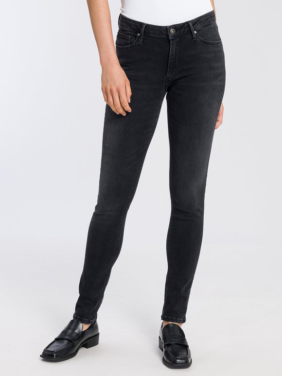 CROSS JEANS - ALAN, Skinny Fit, Black, Vorne, Unterkörper