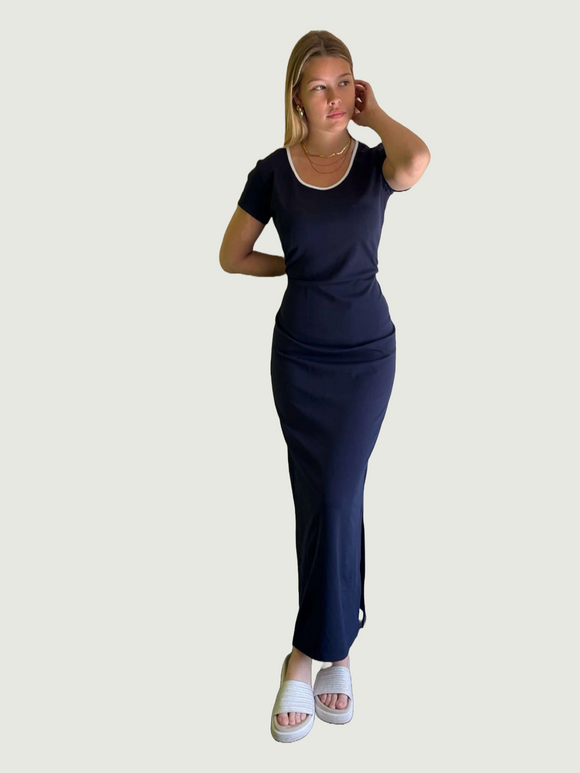 ONLYY M MAXIKLEID navy_TALL