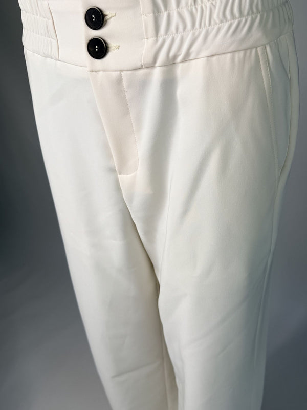 OnlyM-Muffin Damenhose-Gummizug-Viskose-Stretch-creme-detail-front