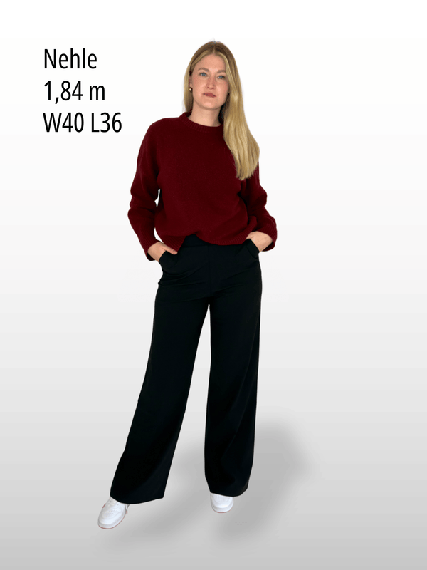 Only M Travel fit Strong High Performence Stoffhose L36 black Ganzkörperbild vorne