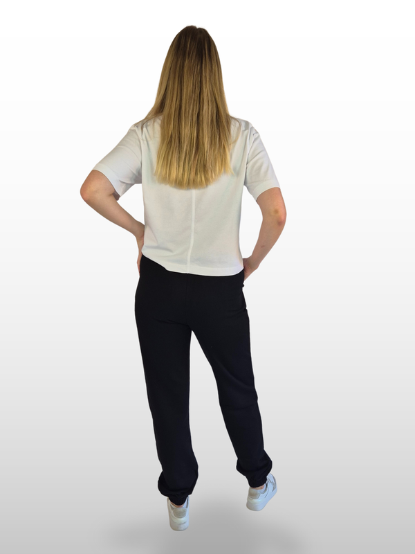 Bogilvy Stella Jogginghose mit Bündchen schwarz Ganzkörperbild hinten