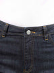 Screvet - Skinny Fit - High Waist - Dark Blue - Rivet- Länge 34 - L34 - Länge 36 - L36 - Länge 38 - L38 - vorne - Knopf - Detailansicht