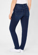 PADDOCK'S, PAT MOTION & COMFORT, Slim Fit, Dark Stone Soft Used, Blue, Darkblue, High Waist, Länge 34 - L34 - Länge 36 - L36 - Länge 38 - L38 - hinten - Beine - Rückansicht