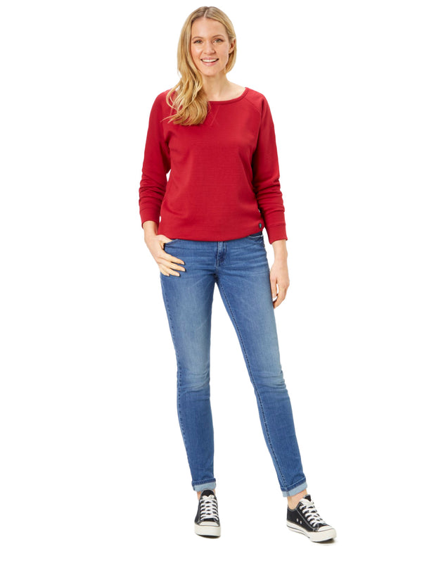 PADDOCK'S - LUCY, Slim Fit, Mid Blue, Mid Waist, Länge 34 - L34 - Länge 36 - L36 - Länge 38 - L38 - Länge 40 - L40 - vorne - Ganzkörper - Vorderansicht