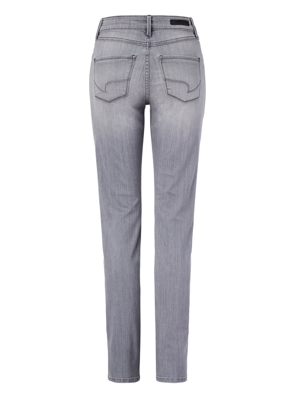 PADDOCK'S, PAT Motion & Comfort, Slim Fit, Medium Grey, High Waist, PADDOCK'S - PAT Motion & Comfort, Slim Fit, Light Grey, High Waist, Länge 34 - L34 - Länge 36 - L36 - Länge 38 - L38 - hinten - Gesäß - Detailansicht