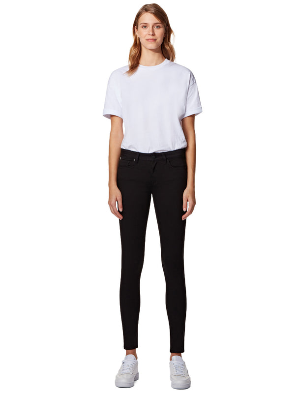 MAVI - ADRIANA Jeans, Super Skinny, Double Black Str, Mid Waist, Länge 34 - L34 - Länge 36 - L36 - Länge 38 - L38 - vorne - Ganzkörper - Vorderansicht