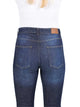 Bogilvy - Straight Fit - High Waist - Mid Blue Used - DAPPER - Länge 34 - L34 - Länge 36 - L36 - hinten - Gesäß - Detailansicht