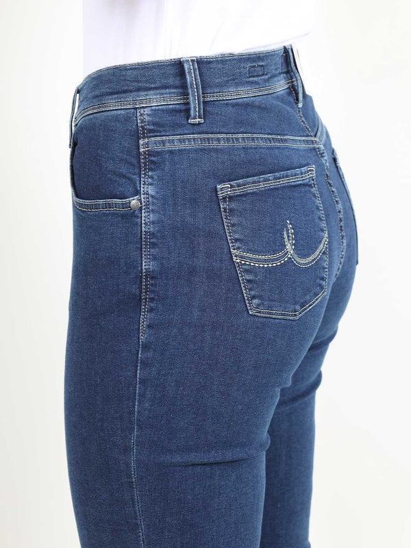 PIONEER - BETTY, Straight Fit, Mid Blue, Mid Waist, Länge 34 - L34 - Länge 36 - L36 - Länge 38 - L38 - Seite - Gesäß, Taschen, Bund, - Detailansicht