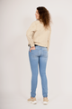 Bogilvy - Skinny Fit - Low Waist - Light Blue - Tushy - Länge 34 - L34 - Länge 36 - L36 - Länge 38 - L38 - hinten - Ganzkörper - Rückansicht