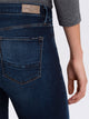 CROSS JEANS - ALAN, Skinny, Dark Blue, Mid Waist, - Länge 30 - L30 - Länge 32 L32 - Länge 34 - L34 - Länge 36 - L36 - Länge 38 L38- hinten - Gesäß - Detailansicht