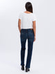 CROSS JEANS - LAUREN Jeans, Bootcut, Deep Blue, Mid Waist, Länge 30 - L30 - Länge 32 - L32 -  Länge 34 - L34 - Länge 36 - L36  - hinten - Ganzkörper - Rückansicht