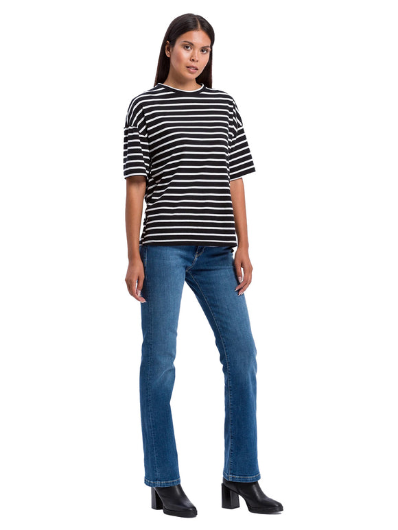 CROSS JEANS - LAUREN Jeans, Regular Fit, Mid Waist, Länge 30 - L30 - Länge 32 L32 -Länge 34 - L34 - Länge 36 - L36 - Länge 38 - L38 - vorne - Ganzkörper - Vorderansicht