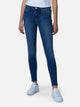 MAVI - ADRIANA, Skinny Fit, Slim Leg, Deep Shaded, Blue, Blau, Mid Waist,  Länge 34 - L34 - Länge 36 - L36 - Länge 38 - L38 - vorne - Beine - Vorderansicht