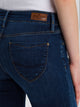 CROSS JEANS - ROSE Jeans, Straight Fit, Dark Blue Used, High Waist, Länge 34 - L34 - Länge 36 - L36 - hinten - Gesäß - Detailansicht