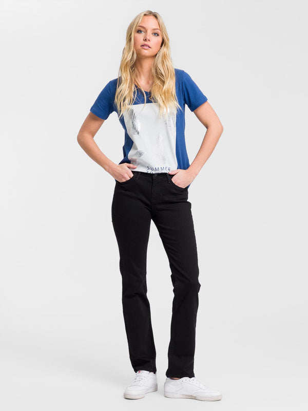 Cross Jeans - Rose - Double Black - Ganzkörper - Vorne