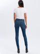 CROSS JEANS - ALAN, Skinny Fit, Dark Blue - Länge 30 - L30- Länge 32 - L32  Länge 34 - L34 - Länge 36 - L36 - hinten - Ganzkörper - Rückansicht