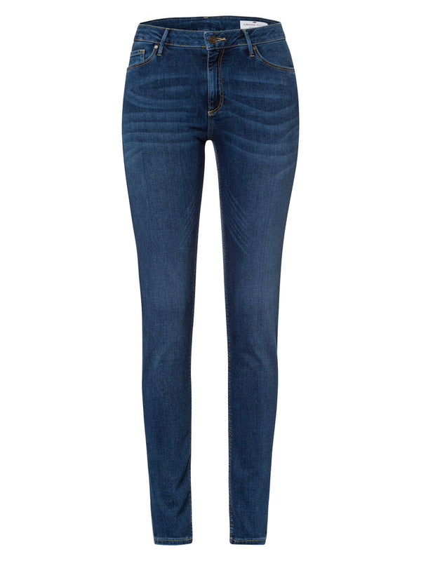 CROSS JEANS - ALAN, Skinny Fit, Dark Blue - Länge 30 - L30- Länge 32 - L32 - Länge 34 - L34 - Länge 36 - L36 - vorne - Beine - Detailansicht