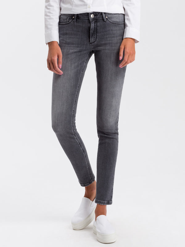 CROSS JEANS - ALAN, Skinny Fit, Grey - Länge 30 - L30- Länge 32 - L32 - Länge 34 - L34 - Länge 36 - L36 - vorne - Beine - Detailansicht