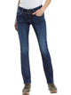 CROSS JEANS - LOIE, Straight, Dark Blue, Mid Waist, Push up, Länge 30 - L30 - Länge 32 - L32 - Länge 34 - L34 - Länge 36 - L36- Länge 38 - L38 - Beine - Detailansicht