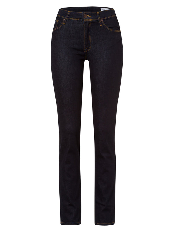 CROSS JEANS - ANYA Jeans, Slim Fit, Rinsed, Blue, Dark Blue, Länge 34 - L34 - Länge 36 - L36 - vorne - Beine- Detailansicht