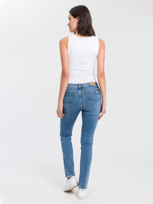 CROSS JEANS - ANYA Jeans, Slim Fit, Light Mid Blue, Hinten, Gankörper