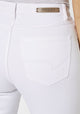PADDOCK'S - PAT, Slim Fit, White, High Waist, Länge 34 - L34 - Länge 36 - L36  - hinten - Gesäß - Detailansicht